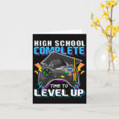 School Compleet Videogame Senior Afstuderen Gift Kaart (Gele Bloem)