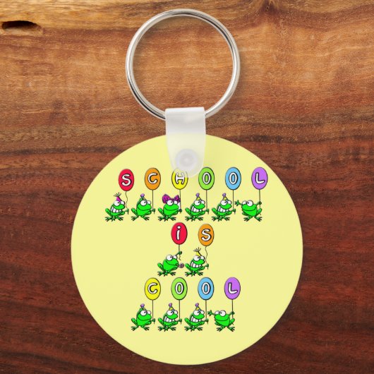 School Cool - Kikkers Sleutelhanger (Voorkant)