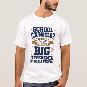School Counsel maakt groot verschil kleine mensen T-shirt