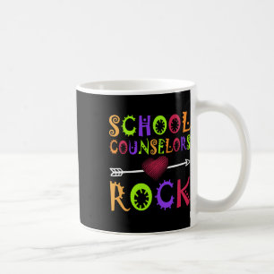 School Counselor Rock Heart Book School Counseling Koffiemok