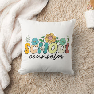 School Counselor Wildflower Leraar Schattige Mama Kussen