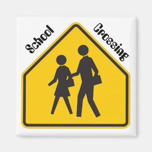 School Crossing Magnet Magneet