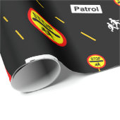 School Crossing Patrol Lollipops en veiligheidsbor Cadeaupapier (Rol Hoek)