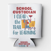 School Custodian I Clear the Trail for Learning Blikjeskoeler (Voorkant)