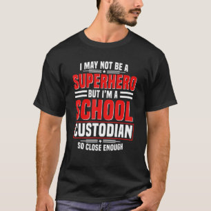 School Custodian Janitor Caretaker Guardian Hoseke T-shirt