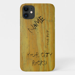 School Desk graffiti iPhone 11 Hoesje