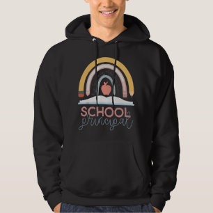 School Directeur Boho Regenboog Dag Terug naar Sch Hoodie