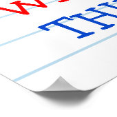 School Doodles Teachers Apple Poster (Hoek)