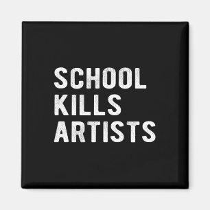 School doodt artiesten magneet