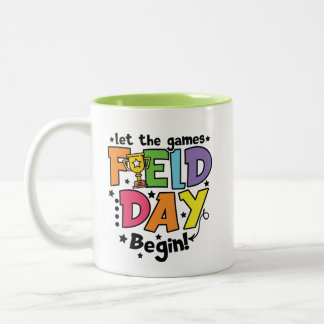 School Field Day | Laat de spellen beginnen met ke Tweekleurige Koffiemok