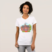 School Gebouw Vrouwen T-shirt (Voorkant volledig)