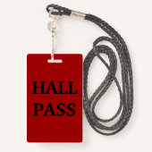 School Girls Room Hall Badge (Achterkant met draagriem)