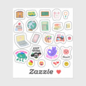 School Goodnotes stickers | Cute education planner (Feuille)