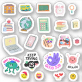 School Goodnotes stickers | Cute education planner (Devant)