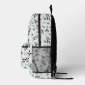 School Gym Ice White Grappige Paddenstoelen Custom Bedrukte Rugzak (Rechts)