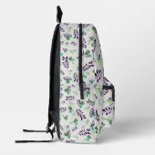 School Gym Ice White Grappige Paddenstoelen Custom Bedrukte Rugzak (Links)