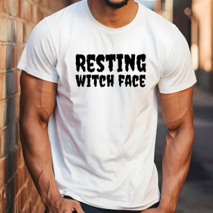 School Halloween humor docent heksentypografie T-shirt