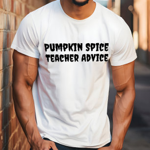 School Halloween humor lerarenadvies typografie T-shirt