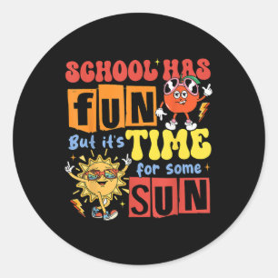 School heeft plezier, maar het is tijd voor wat zo ronde sticker