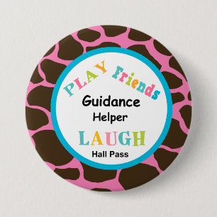 School Helper Hall Pass Button