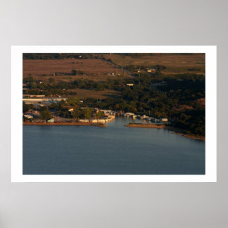 School House Slough Lake Lawtonka Poster