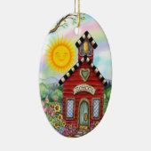 School House - SRF Keramisch Ornament (Rechts)