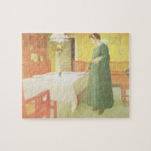 School Household, Dining Room Scene, pub. in 'Lass Legpuzzel (Horizontaal)