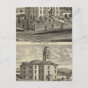 School houses, San Jose, Californië Briefkaart