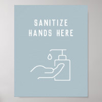 School Hygiene maakt je handen hier Poster