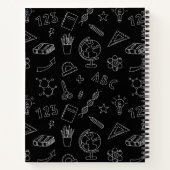 School Icons Custom Composition Notitieboek (Achterkant)