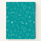 School Icons Custom Composition Notitieboek (Achterkant)