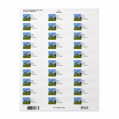 School in Locust Prairie Etiket (Full Sheet)