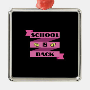 School Is Back Metalen Ornament
