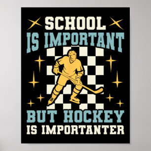 School is belangrijk Hockey is nog belangrijker Jo Poster