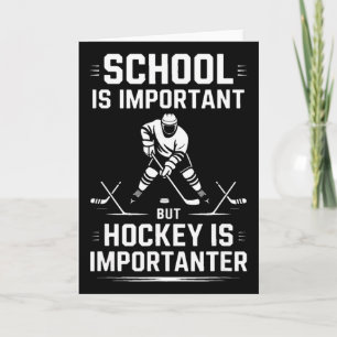 School is belangrijk maar hockey is belangrijker  kaart