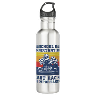 School is belangrijk, maar kunst racisme is belang waterfles 