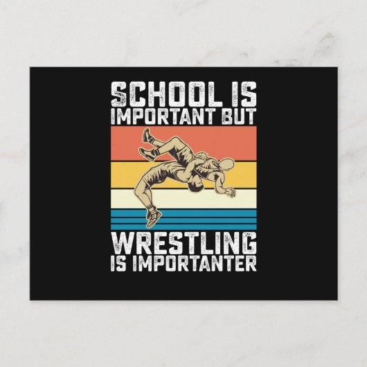 School is belangrijk, maar rusteling is belangrijk briefkaart (Voorkant)