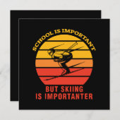 School is belangrijk, maar Skien is belangrijk (Voorkant / Achterkant)