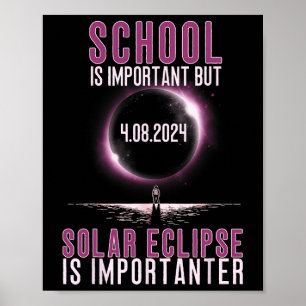 School is belangrijk, maar zonsverduistering is be poster