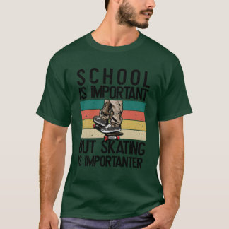 School is belangrijk vriend t-shirt