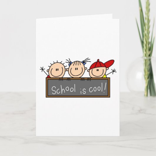 School is Cool Kaart (Voorkant)