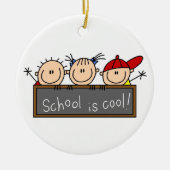 School is Cool Keramisch Ornament (Voorkant)