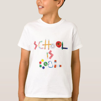 School is Cool op Boy's T-Shirt