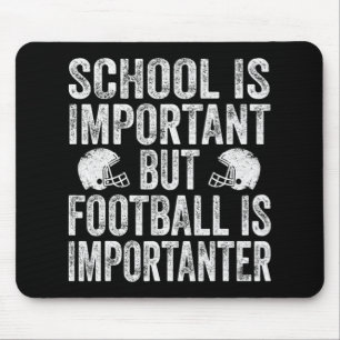 School is een belangrijk Football Muismat