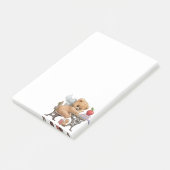 School is in post-it® notes (Schuin)