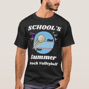 School is klaar voor de volleybal T-Shirt in de zo