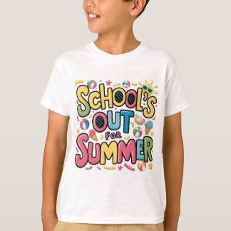 School is uit voor de zomer! t-shirt
