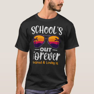School is voor altijd klaar, Retro Sunbril Retirem T-shirt