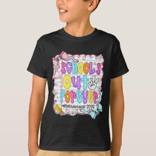 School is voor altijd met pensioen 2026 gepensione t-shirt
