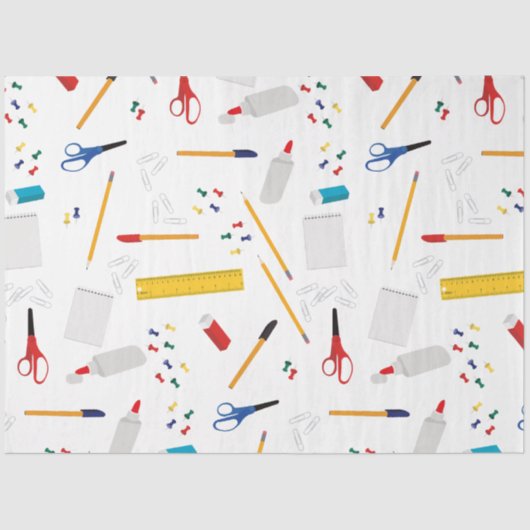 School Kantoor & Crafts Leveringspatroon Tissuepapier (Voorkant)